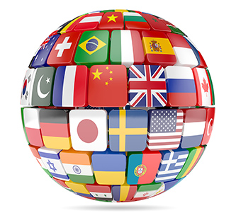 Globe of Flags image