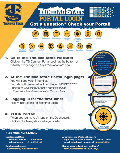 Trinidad State Portal image