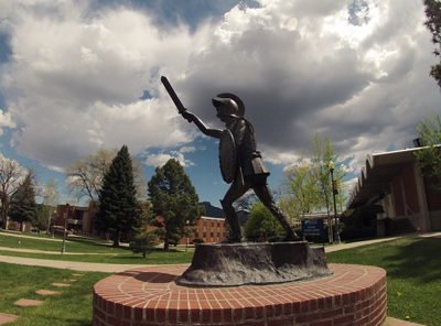 Trinidad State Trojan statue image