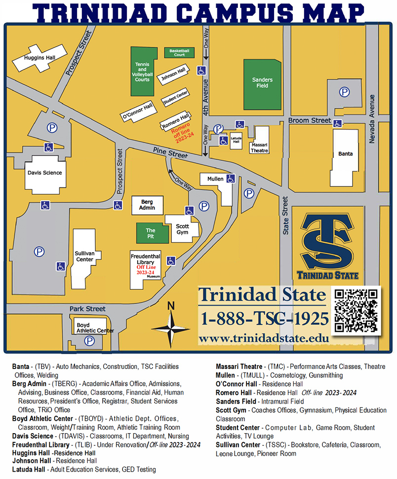 Trinidad Campus map image