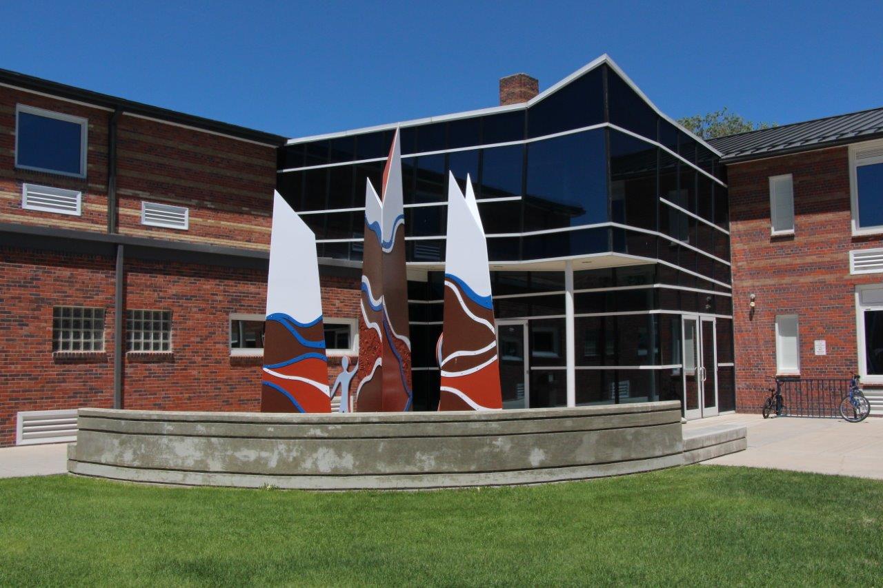 The Valley Campus building entrance in downtown Alamosa