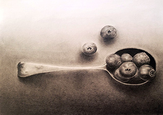 Charcoal drawing image